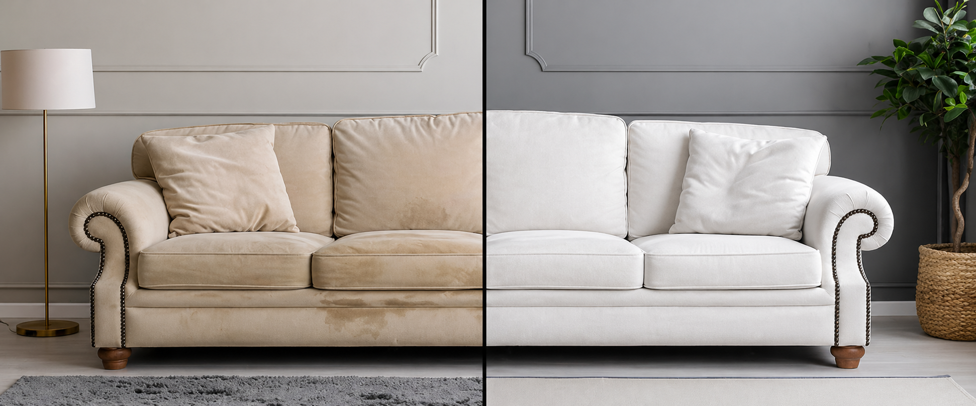 Sofa cleaning and polishing service